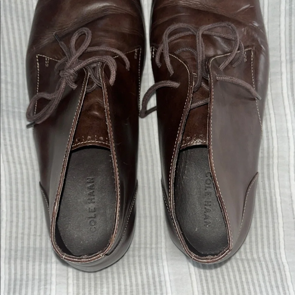 Cole Haan Dark Brown Chukka Boots